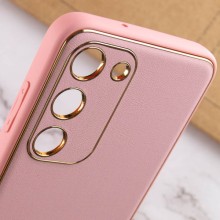 Кожаный чехол Xshield для Samsung Galaxy S24+ – Розовый
