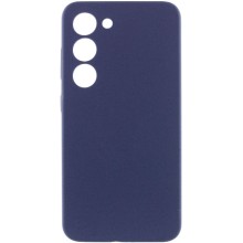 Чехол Silicone Cover Lakshmi Full Camera (AAA) для Samsung Galaxy S24+ – Темно-синий