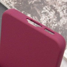 Чехол Silicone Cover Lakshmi Full Camera (AAA) для Samsung Galaxy S24+ – Бордовый