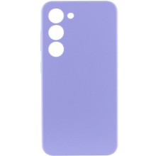 Чехол Silicone Cover Lakshmi Full Camera (AAA) для Samsung Galaxy S24+ – Сиреневый