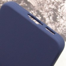 Чехол Silicone Cover Lakshmi Full Camera (AAA) для Samsung Galaxy S24+ – Темно-синий
