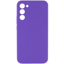 Чехол Silicone Cover Lakshmi Full Camera (AAA) для Samsung Galaxy S24+ – Фиолетовый