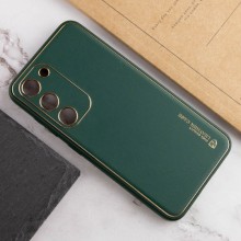 Шкіряний чохол Xshield для Samsung Galaxy S24+ – Зелений