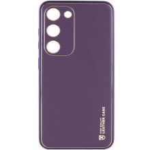 Шкіряний чохол Xshield для Samsung Galaxy S24+ – Фіолетовий