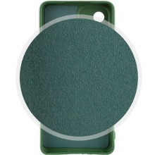 Чехол Silicone Cover Lakshmi Full Camera (A) для Samsung Galaxy S24+ – Зеленый