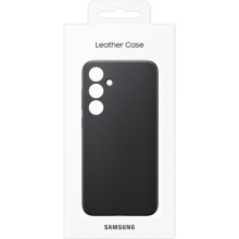 Шкіряний чохол Leather Case (AAA) для Samsung Galaxy S24+ – Black