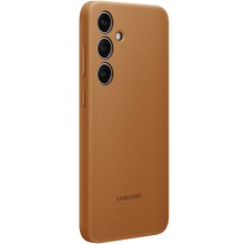 Кожаный чехол Leather Case (AAA) для Samsung Galaxy S24+ – Brown