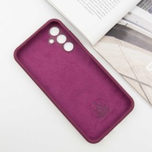 Чохол Silicone Cover Lakshmi Full Camera (AAA) with Logo для Samsung Galaxy S24+ – Бордовий