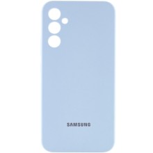 Чохол Silicone Cover Lakshmi Full Camera (AAA) with Logo для Samsung Galaxy S24+ – Блакитний