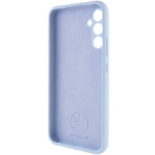 Чохол Silicone Cover Lakshmi Full Camera (AAA) with Logo для Samsung Galaxy S24+ – Блакитний