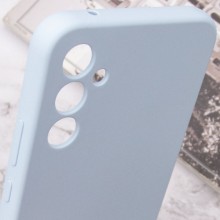 Чохол Silicone Cover Lakshmi Full Camera (AAA) with Logo для Samsung Galaxy S24+ – Блакитний