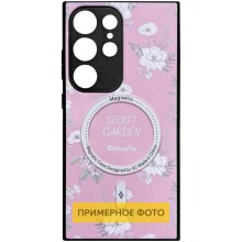 TPU+PC чехол Secret Garden with MagFit для Samsung Galaxy S24+ – Розовый