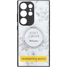 TPU+PC чехол Secret Garden with MagFit для Samsung Galaxy S24+ – Белый