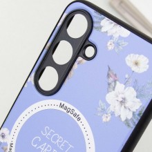 TPU+PC чехол Secret Garden with MagFit для Samsung Galaxy S24+ – Лиловый