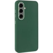 TPU чехол Bonbon Metal Style для Samsung Galaxy S24+ / S25+ (Зеленый)