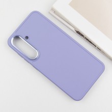 TPU чохол Bonbon Metal Style для Samsung Galaxy S24+ – Бузковий