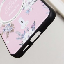 TPU+PC чехол Secret Garden with MagFit для Samsung Galaxy S24+ – Розовый