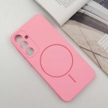 Чехол Silicone Cover Lakshmi Full Camera (AA) with MagFit для Samsung Galaxy S24+ – Розовый