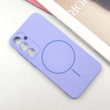 Чехол Silicone Cover Lakshmi Full Camera (AA) with MagFit для Samsung Galaxy S24+ – Сиреневый