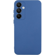 Чехол TPU GETMAN Liquid Silk Full Camera для Samsung Galaxy S24+ – Синий