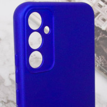 Чехол TPU GETMAN Liquid Silk Full Camera для Samsung Galaxy S24+ – Синий