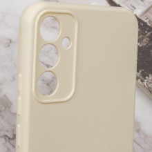 Чехол TPU GETMAN Liquid Silk Full Camera для Samsung Galaxy S24+ – Песочный