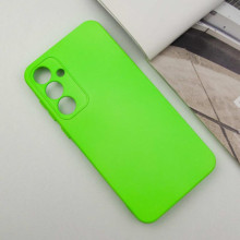 Чехол TPU GETMAN Liquid Silk Full Camera для Samsung Galaxy S24+ – Салатовый