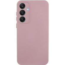 Чехол TPU GETMAN Liquid Silk Full Camera для Samsung Galaxy S24+ – Розовый