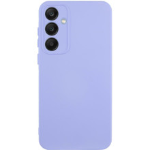 Чехол TPU GETMAN Liquid Silk Full Camera для Samsung Galaxy S24+ – Сиреневый