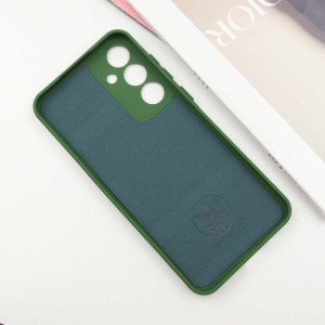 Чехол Silicone Cover Lakshmi Full Camera (A) для Samsung Galaxy S24+ (Зеленый)