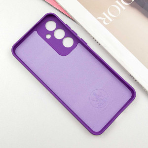 Чехол Silicone Cover Lakshmi Full Camera (A) для Samsung Galaxy S24+ (Фиолетовый)