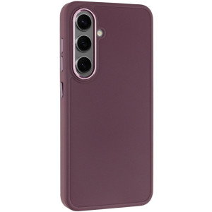 TPU чехол Bonbon Metal Style для Samsung Galaxy S24+ / S25+ (Бордовый)