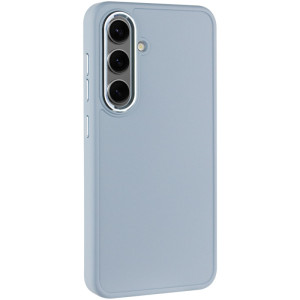 TPU чехол Bonbon Metal Style для Samsung Galaxy S24+ / S25+ (Голубой)
