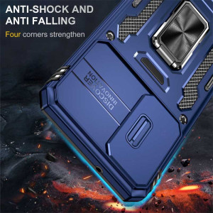 Ударопрочный чехол Camshield Army Ring для Samsung Galaxy S24+ – Синий