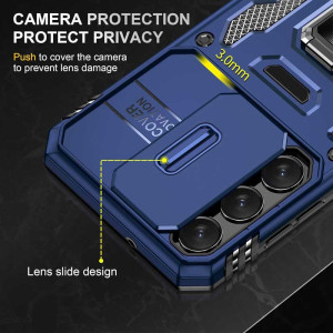 Ударопрочный чехол Camshield Army Ring для Samsung Galaxy S24+ – Синий