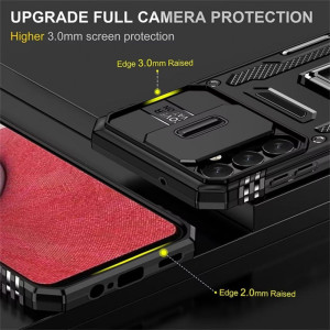Ударопрочный чехол Camshield Army Ring для Samsung Galaxy S24+ – Черный