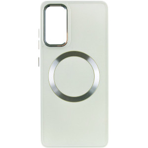 TPU чохол Bonbon Metal Style with Magnetic Fit для Samsung Galaxy S24+ – Білий