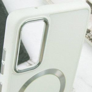 TPU чохол Bonbon Metal Style with Magnetic Fit для Samsung Galaxy S24+ – Білий