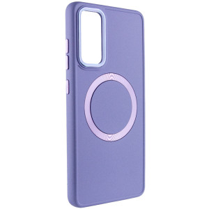 TPU чехол Bonbon Metal Style with Magnetic Fit для Samsung Galaxy S24+ (Сиреневый)