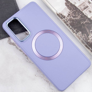 TPU чохол Bonbon Metal Style with Magnetic Fit для Samsung Galaxy S24+ – Бузковий
