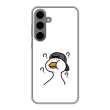 Бампер с принтом Мемы для Samsung Galaxy S24 Plus – Непонимание