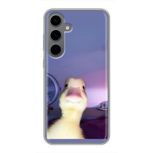 Бампер с принтом Мемы для Samsung Galaxy S24 Plus – Утка