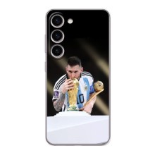 Чехлы Лео Месси Аргентина для Samsung Galaxy S24 Plus (Кубок Мира)