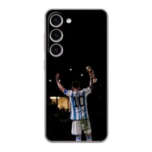 Чехлы Лео Месси Аргентина для Samsung Galaxy S24 Plus (Лео Чемпион)