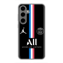 Чехлы PSG для Samsung Galaxy S24 Plus (AlphaPrint) (футболка ПСЖ)