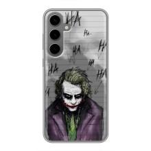 Чехлы с картинкой Джокера на Samsung Galaxy S24 Plus (Joker клоун)