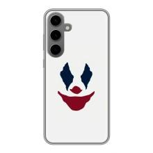Чехлы с картинкой Джокера на Samsung Galaxy S24 Plus (Лицо Джокера)