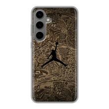 Чехлы для Samsung Galaxy S24 Plus - с картинкой JORDAN (AlphaPrint) (Logo Jordan)