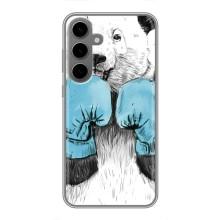 Чехлы с Пандами на Samsung Galaxy S24 Plus – Панда боксер
