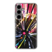 Чехлы с принтом Спортивная тематика для Samsung Galaxy S24 Plus – Флорбол